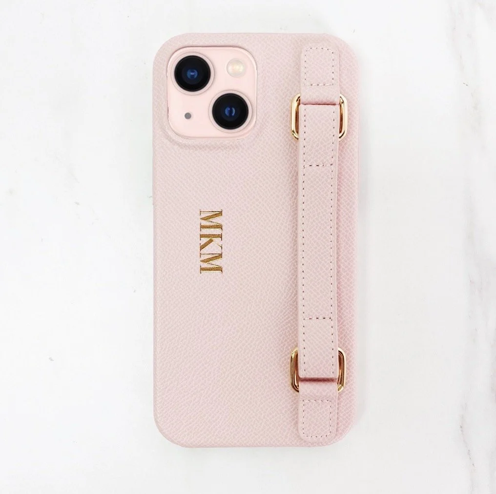 iPhone 16 Series - Fashionista Handle Grip Case - Pale Pink